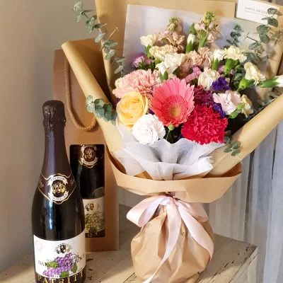Bouquet of the day & Juice