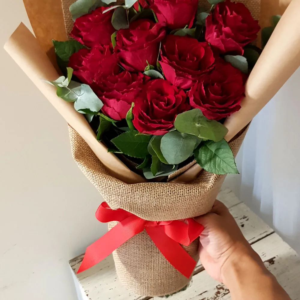 Valentine's Day Red Rose Bouquet - Image 5