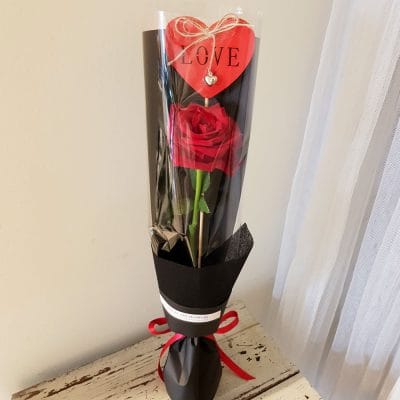 Valentines Single Rose