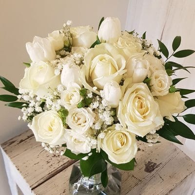 Timeless White Bridal Bouquet